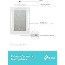 Ecovibe Air R5, AX3000 Dual-Band Wi-Fi 6 Air Router&menzil Genişletici, Gigabit Port, Ultra Ince Tasarım, Easymesh Destekli, Xbox/ps/steam Için Ideal, Homeshield, Esnek Kurulum Seçenekleri