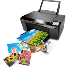 Ecovibe Fotoğraf Kağıdı Epson L3110 L1110 L3150 L3151 L3156 L3060 Uyumlu 100 Adet 13X18CM Fotoğraf Kağıdı 260G