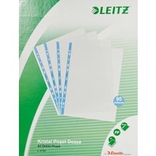 Asseds Store 47001035 Poşet Dosya Kristal, 100 Adet, Şeffaf