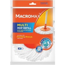 Asseds Store Multi Yedek Mop Başlık, Faster ve Focus Otomatik Döner Temizlik Setleri Ile Uyumlu Paspas