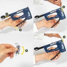 Asseds Store 5000065 Mekanik Zımba Tabancası, Lacivert