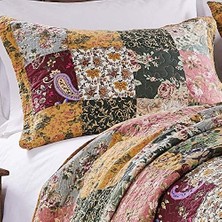 Ecovibe Patchwork Nevresim TAKIMI,%100 Pamuk, Patchwork Tasarımı, Çift Kişilik Yatak, Xl, Çok Renkli
