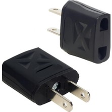 Asseds Store Avrupa Tipi Fiş Amerikan Tipi Fişe Çevirici Adaptör, Ters Çevirici Seyahat Priz Dönüştürücü, Kompakt ve Dayanıklı Adaptör