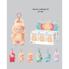 Dekoratif Yumuşak Labubu Peluş Figür – Koleksiyonluk ve Çocuklara Uygun Hediye 20 cm - Lisinya