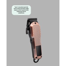 Şarjlı Saç Kesme Makinesi – Type-C Girişli, LCD Ekranlı ve Sessiz Motor - Lisinya
