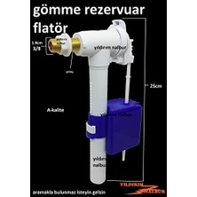 Ecovibe Gömme Rezervuar Flatörü 3/8  Geberit Modeli Şamandıra Iç Takım Şamandırası