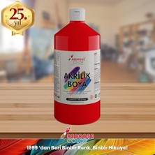 Ecovibe Kırmızı Akrilik Boya 1000 gr