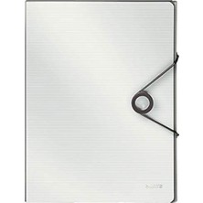 Ecovibe Kalın Lastikli Dosya, 250 Sayfa Kapasiteli, Beyaz, 45681001