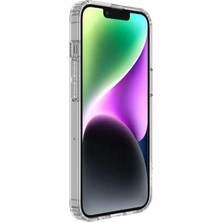 Ecovibe SHEERFORCE™ Magsafe 14 ve 13 Için Uyumlu Telefon Kılıfı, Işlenmiş Kaplamalı, Dahili Mıknatıslar ve Ekran ve Kamera Koruması Için Yükseltilmiş Kenar Tamponu - Şeffaf