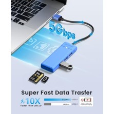 Ecovibe Type-C Usb3.2 Gen2*2 PD100W 5A 20GBPS 4K@60Hz Hızlı Şarj Kablosu 1 Metre