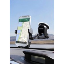 Ecovibe Uzayabilen Vantuzlu Cep Araç Telefon Tutucu Oto Araba Içi Telefon Tutacağı 360