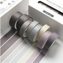 Ecovibe Guguk Tea Temalı 6 Renkli Washi Bant • Sticky