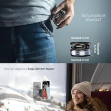 Ecovibe Araç Içi ve Masaüstü 360 Derece Dönebilen Vakum Özellikli Magnetik Telefon Tutucu