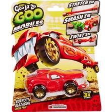 Ecovibe Heroes Of Goo Jit Zu Goo Mobiles Burnout Blazagon- Stretch 'em! Smash 'em! Twist 'em! Fix Them And Start Again! 4 Yaşındaki Kızlar, Erkekler ve Goo Jit Zu Hayranları Için Hediye