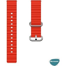 Ecovibe Venu 3 Için Kordon Ocean Band [venu 3 ile Uyumlu Kordon - Kırmızı]