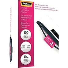 Ecovibe Laminasyon Torbaları, Termal, Kimlik Etiketi Boyutu, 10 Mil, 100'LÜ Paket (52051)