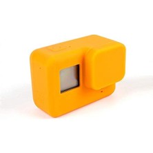 Ecovibe Kingma Hero 5 Uyumlu Silikon Lens ve Koruyucu Kılıf Mor