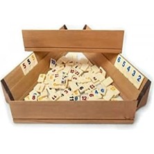 Ecovibe Dekoratif Ağaç Okey Takımı Büyük Boy Eser