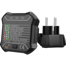 Ecovibe Soket Cihazı, Çıkış Kontrol Cihazı 250 V, Otomatik Nötr Canlı Topraklama Kablosu Devresi, Ab Fiş Kesici Bulucu, Topraklama Hattı Kontrol, Gerilim Dedektörü