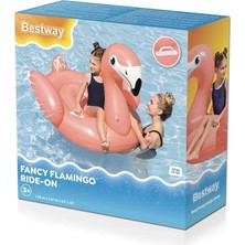 41525 - Tutunmalı Flamingo Binici 138 x 107 cm (Lisinya)