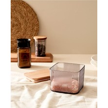 Ecovibe Renard Ahşap Kapaklı Saklama Kabı 500ML