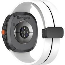 Ecovibe ile Uyumlu  Loop Kordon Galaxy 8 44MM/40MM/ 46MM Için Premium Yumuşaklıkta Galaxy 8 Kordonu Manyetik Tokalı Silikon 8 Kordon