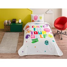 Ecovibe Inside Out Standart Pamuk Nevresim Takımı, Çok Renkli, Tek Kişilik