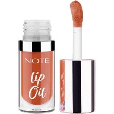 Ecovibe Lip Oil 50 Creamy Caramel Nemlendirici ve Parlatıcı Dudak Bakım Yağı, Kahverengi