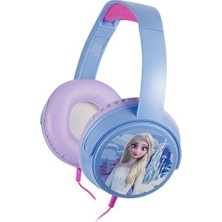 Ecovibe Kablolu Kulaklık Karlar Ülkesi Anna Çocuk Kulaklığı Lisanslı DY-6513-FR2 11 Adet Sticker Ile Birlikte