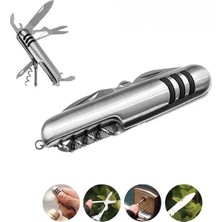 Ecovibe 7 Fonksiyonlu Katlanabilir Çakı | Çok Amaçlı Kamp ve El Aleti | Bıçak, Tornavida, Açacak,, Törpü