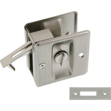 Ecovibe Idh Von St. Simons 25411 – 015 Premium Kalite Masif Pirinç Görüntü Koruması Kapı Pull, Saten Nikel