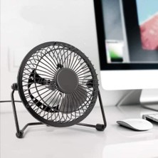 Ecovibe Masa Üstü USB Fan Soğutucu Vantilatör Klima - Metal Serinletici Mini Vantilatör - USB Girişli