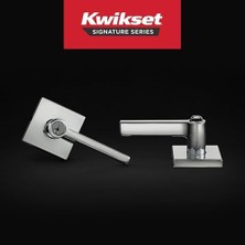Ecovibe Kapı Kolu Akıllı Anahtar Anahtar Anahtar Güvenlik Anahtarlı Giriş Kilidi, Cilalı Krom Kare Gül