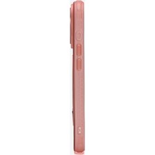 Ecovibe Flexstand Serisi Modelleri Için Magsafe ile Uyumlu Manyetik Stantlı ve Yükseltilmiş Kenarlı Tam Kamera Lens Korumalı Kılıf (Pembe, 16 Pro Max)