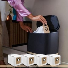 Ecovibe 7000 Serisi Aqua XU7100 / XV1472/00 Süpürge ile Uyumlu Toz Torbası 4 Adet