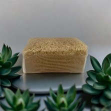 Ecovibe Doğal Kabak Lifli Pirinç Özlü Sabun, Cilt Tonu Eşitleyici ve Beyazlatıcı Etkili, Masaj Özellikli, 120GR