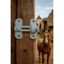 Ecovibe Italyan Kilidi, Metal Mandallı Kapı Kilidi, Sağlam Mekanizma, Bütçe Dostu Bağlantı Aparatı, Kolay Montajlı Pratik Kilit, Nostaljik Tasarım, Kapı, Mobilya, Dolap ve Pencere Kilidi