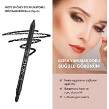 Ecovibe Smokey Eye Waterproof Aplikatörlü Göz Kalemi 01 Black, Siyah