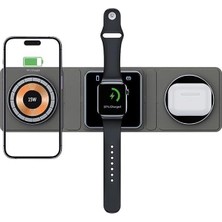 Ecovibe 15W 3in1 Kablosuz Şarj Standı Mg-70