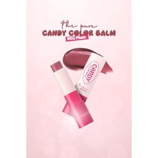 Ecovibe Dudakları Nemlendiren Parlak Bitişli Renkli Dudak Balmı A'pıeu The Pure Candy Color Balm No.02 Plum
