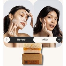 Ecovibe Doğal Kabak Lifli Ballı Eşek Sütü Sabunu 130 gr - Doğal Bal ve Kabak Lifi ile Zenginleştirilmiş, Cildi Besleyen ve Sıkılaştıran 100% El Yapımı Sabun