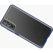 Ecovibe Galaxy S21 Fe Kılıf Mavi Vulga Sert Kapak Orijinal Esnek Ince Geliştirilmiş Dayanıklı Darbe Karşıtı Koruyucu Yeni Nesil Tasarım (Galaxy S21 Fe, Mavi)