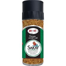 Ecovibe Saray Baharat Karışımı Tuzluk Kapak Cam Şişe 38 G