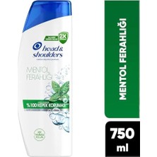 Ecovibe Head & Shoulders Mentol Ferahlığı Kepek Karşıtı Günlük Kullanım 750ML Şampuan
