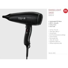 Ecovibe Valera Swiss Light 3400 Saç Kurutma Makinesi Siyah