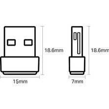 Ecovibe T2U, AC600 USB Adaptör