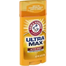 Ecovibe Arm & Hammer Ultramax Anti-Terleme Deodorant Aktif Spor 2.5 Oz (1 Paket)