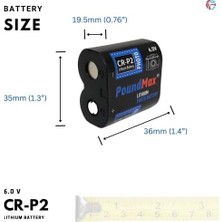 Ecovibe Crp2 6V Lityum Pil Fotoğraf Makinesi Için (CR223,DL223)