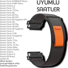 Ecovibe ile Uyumlu Travel Loop 26MM Kumaş Kordon ​​8 Amoled 51MM/​​8 Mıp 51MM/​​7X/​​7X Pro/​​6x/​​6x Pro/5x/5x Plus/enduro 3/2 Için Hafif Yapılı Cırt Cırt Tasarım Rahat Kayış