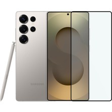 Ecovibe Safeus Tam Kaplayan Parmak Izi Bırakmayan Safir Ekran Koruyucu Cam, S25 Ultra Ile Uyumlu